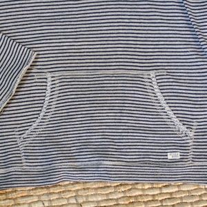 Striped hoodie sweatshirt